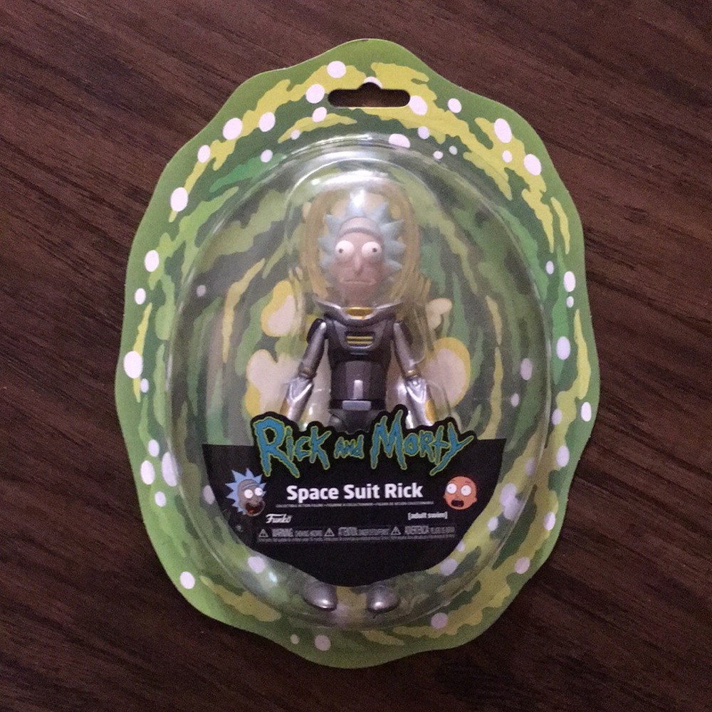 Rick and Morty | Space Suit Rick Action Figure NIB